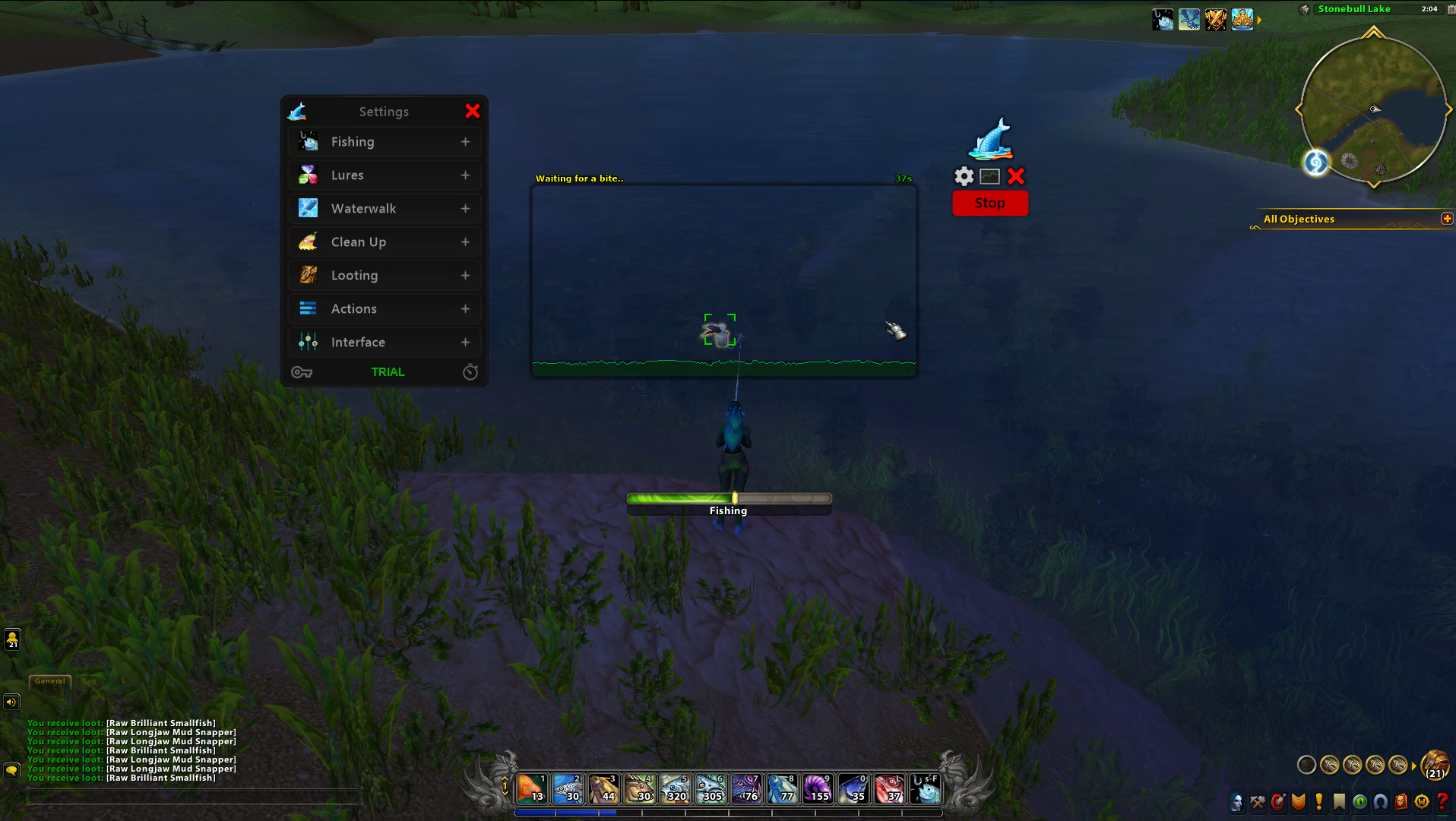 EZ Fish fishing bot gameplay preview